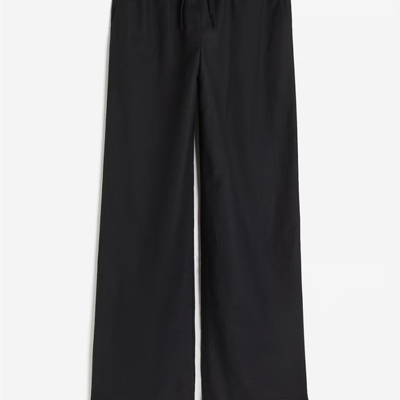 NWT H&M LINEN BLEND PANTS - Picture 4 of 5